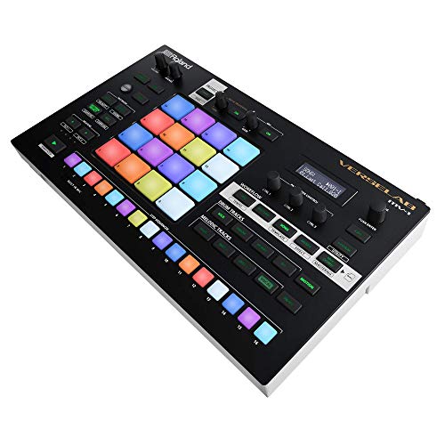 Roland VERSELAB MV-1, estudio de producción de canciones profesional con sonidos ZEN-Core para compositores y cantantes. Pads 4x4 y secuenciador por pasos TR-REC para baterías