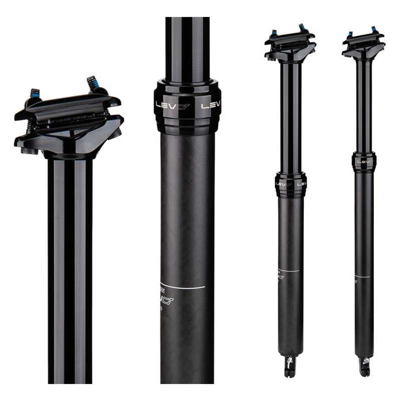 KS Lev Ci Tija Telescópica Negro/Plata Ø 31,6 mm, 410 mm