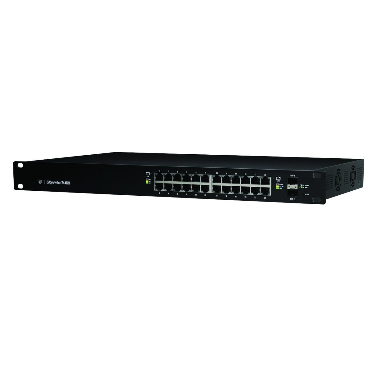 Ubiquiti Networks ES-24-500W Conmutador de red administrado L2/L3 Gigabit Ethernet (10/100/1000) Energía sobre Ethernet (PoE) 1U Negro switch - Switch de red