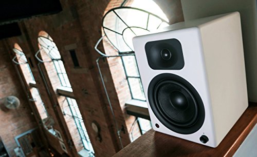 Wavemaster Two Pro - Altavoces de estantería (110 W) con Bluetooth, Color Blanco Suave