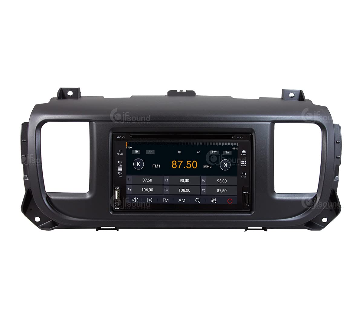 Autorradio de Ajuste Personalizado para Peugeot Expert Tercera generación Android GPS Bluetooth WiFi Dab USB Pantalla táctil Full HD 6,2" procesador de 8 núcleos y comandos de Voz