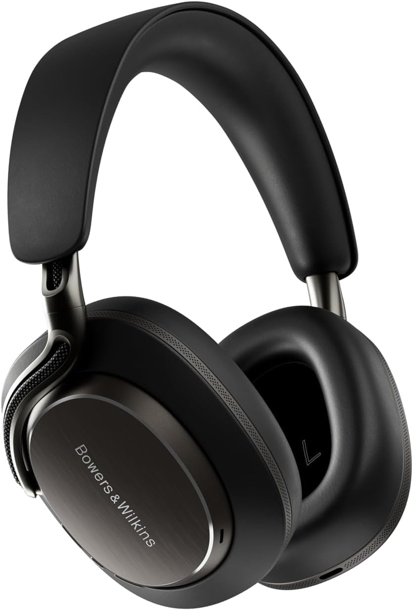 Bowers & Wilkins Px8 S2 Auriculares Circumaurales Inalámbricos con Cancelación de Ruido, Bluetooth, Carga Rápida - Onyx Black