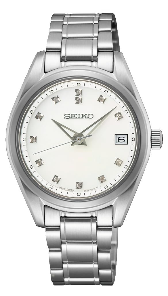 Seiko Reloj Analógico para Mujeres de Cuarzo con Correa en Acero Inoxidable SUR579P1