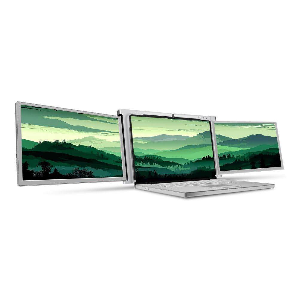 MISURA | Monitores Duales LCD portátiles de 14" One Cable (USB-C) | Full HD, 25 ms, 1000:1, W-LED