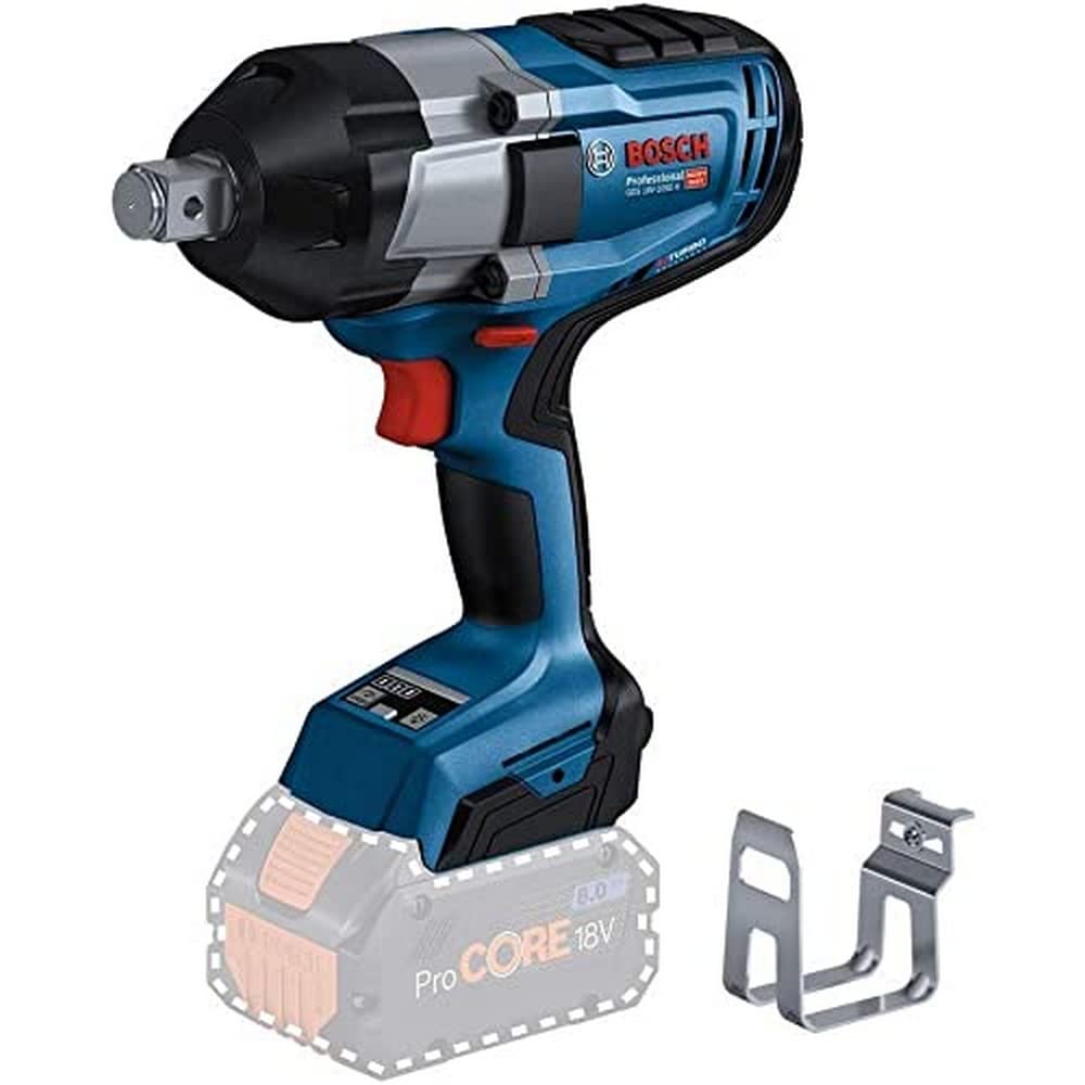 Bosch Professional BITURBO GDS 18V-1050 H - Atornillador de impacto a batería (Brushless, 18V, 1050 Nm, tornillos hasta M24, sin batería, en caja)