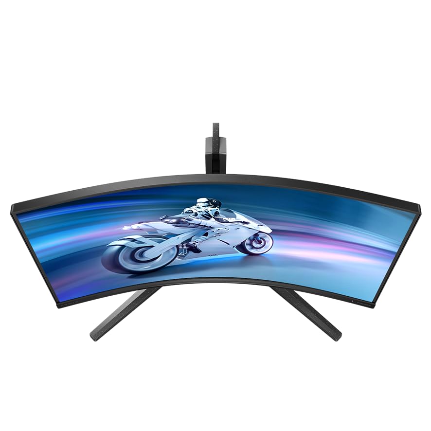 Philips Evnia - 32M2C5500W - Monitor Curvo QHD de 32 Pulgadas para Juegos, 240 Hz, VA, 0,5 ms, HDR400, AMD FreeSync Pro, Ajuste de Altura, USB HUB (2560 x 1440 - HDMI 2.0 / DP 1.4 / USB 3.2)