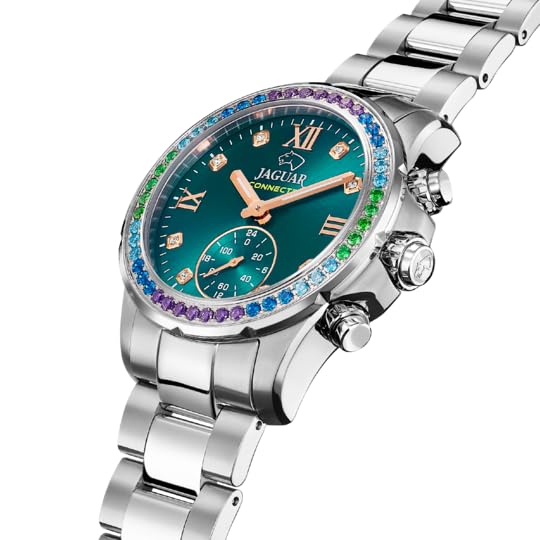 JAGUAR Reloj Mujer J980/6 Connected Lady Caja de Acero Inoxidable 316l Plateado Correa de Acero Inoxidable 316l Plateado