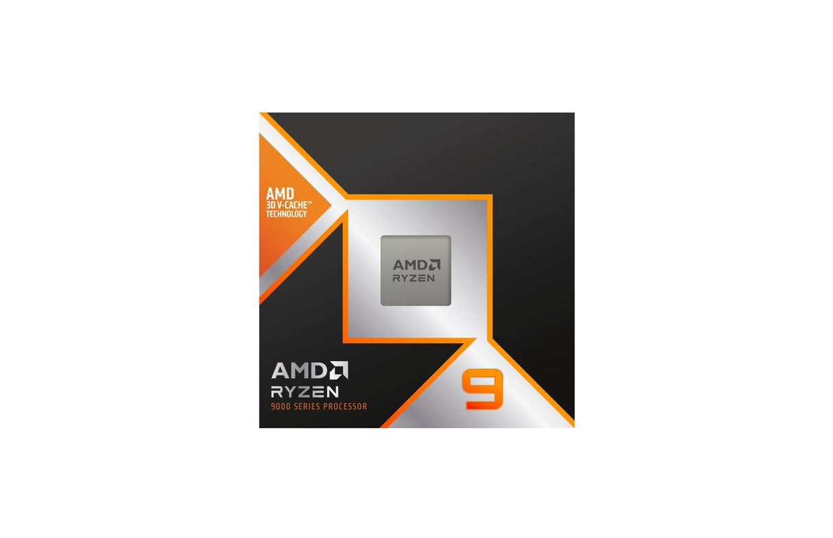 AMD Ryzen 9 9950X3D Procesador con tecnología 3D V-Cache, 16 núcleos/32 subprocesos, caché de 144 MB, TDP de 170 W, zócalo AM5, frecuencia de Impulso de hasta 5,7 GHz, DDR5 y PCIe 5.0