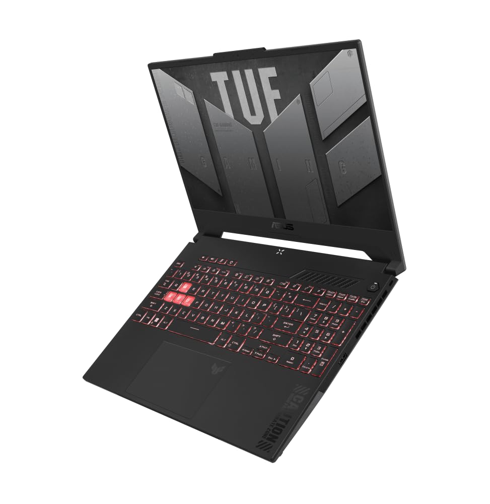 ASUS TUF Gaming A15 FA507XI-LP024 - Ordenador Portátil Gaming de 15.6" Full HD 144Hz (AMD Ryzen 9 7940HS, 32GB RAM, 512GB SSD, RTX 4070 8GB, Sin Sistema Operativo) Gris Meca - Teclado QWERTY español