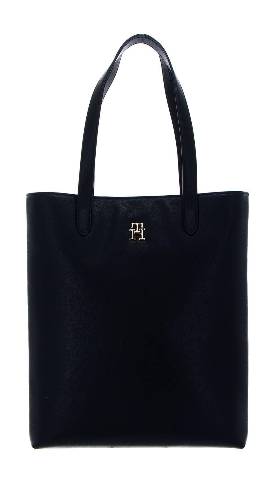 Tommy Hilfiger Mujer Bolso Tote TH Casual Slim Tote Ns con Bolsillos Interiores, Negro (Black), Talla Única