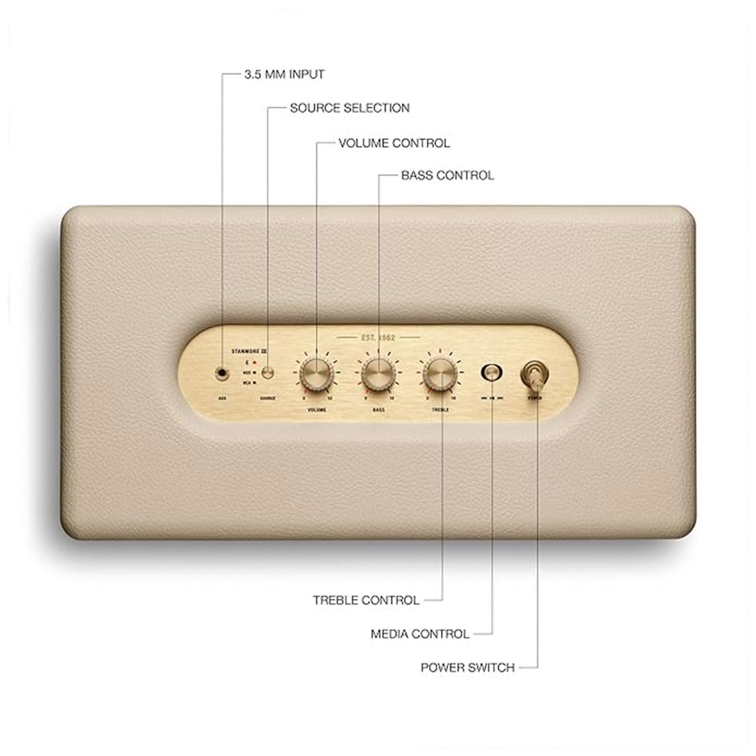 Marshall Stanmore III Altavoz Bluetooth inalámbrico - Crema