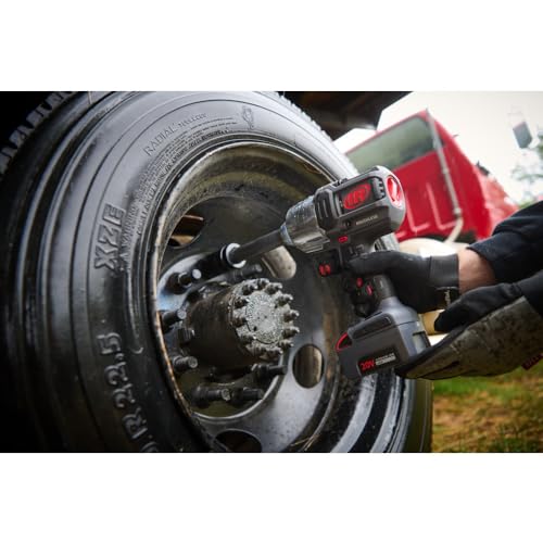 Ingersoll-Rand W8591-K2-EU Llave de Impacto Inalámbrica de 1" y 20V, Kit con 2 Baterías, 2710 Nm, Enclavija de 6" y Anillo de Fricción con Orificio Pasante