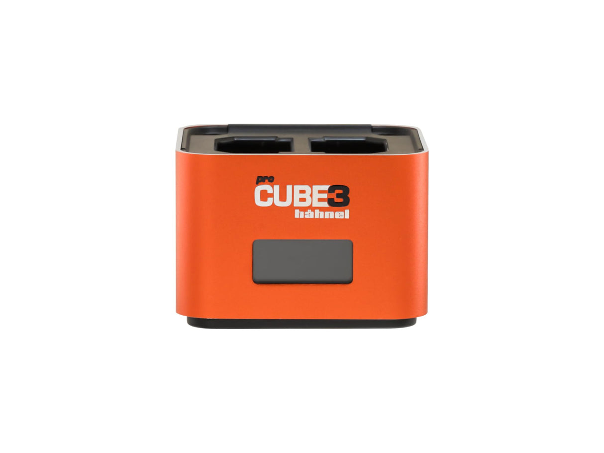 Hähnel - ProCube3 - para Sony - Cargador dúo DSLR - Carga más rápida - Entrada USB Tipo C