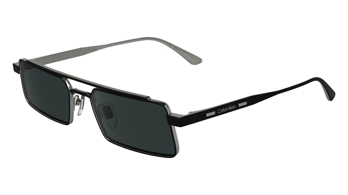 Calvin Klein Unisex Adult Sunglasses CK24111S - Matte Black with Solid Grey Lens