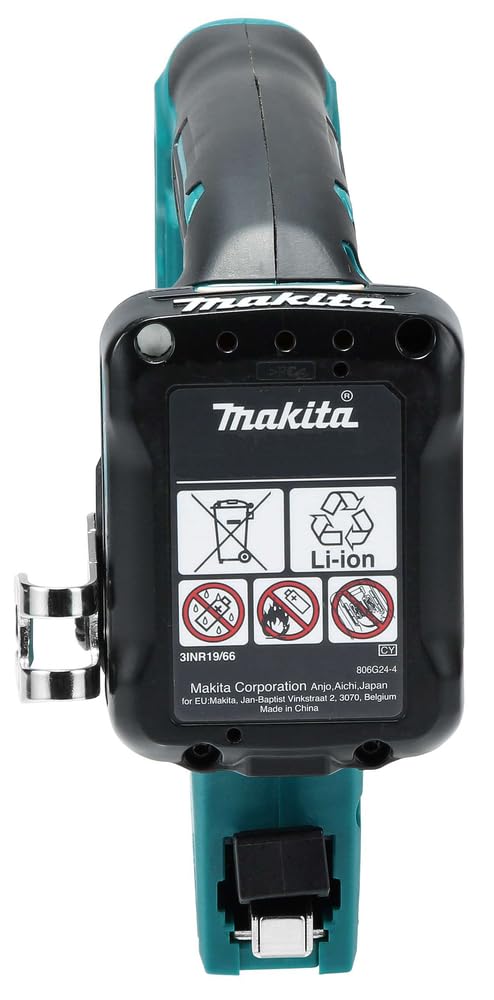 Makita ST113DSMJ - Grapadora de batería con batería 10,8 V/4,0 Ah, diseño corto, profundidad de impacto ajustable, con LED, ancho de grapa 10 mm