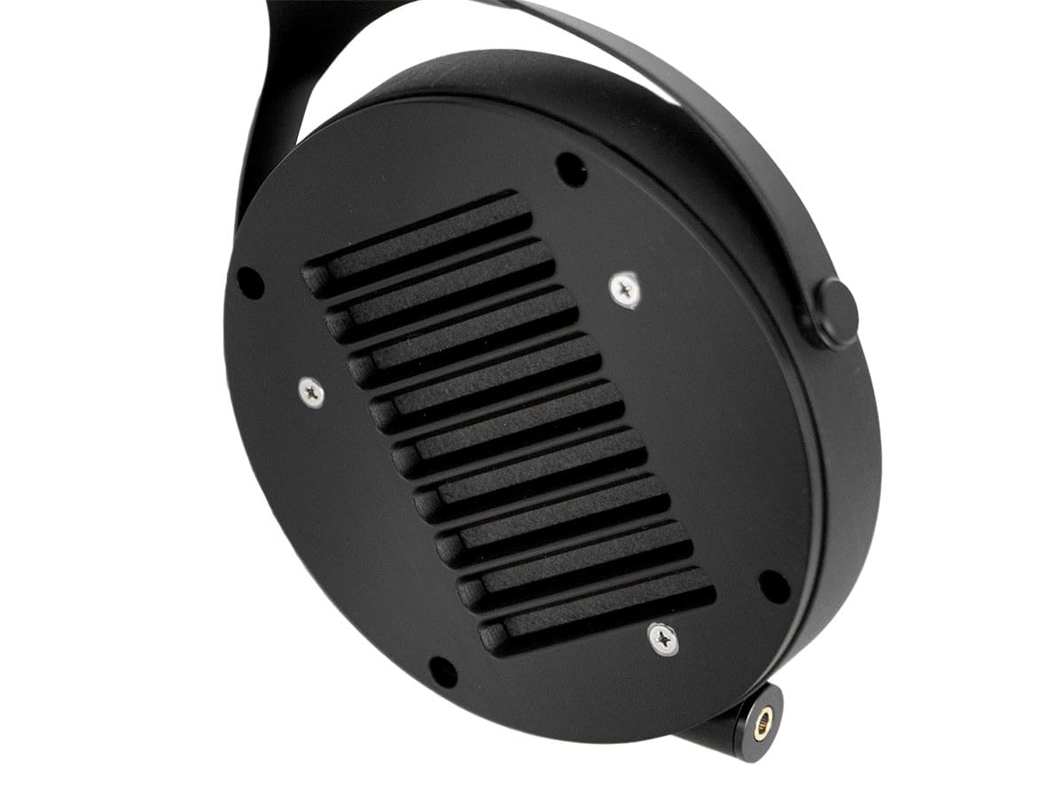 Monolith M1070 - Auriculares Planos con Espalda Abierta, Ligeros, Acolchados, Almohadillas de Felpa y extraíbles, Controlador Plano de 106 mm, Color Negro