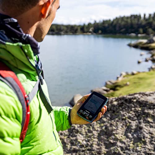 TwoNav Aventura 2 Plus + Mapa de Francia IGN Topo Completo, GPS de pie con Pantalla Ancha de 3,7 Pulgadas, Botones y Joystick para Alpinismo, Trekking o Senderismo. Color Turquesa