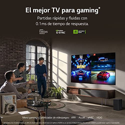 LG OLED55C34LA 55", 4K OLED EVO, Smart TV webOS23, Procesador Máxima Potencia, Dolby Vision, Dolby Atmos, Gaming, Alexa/Google Assistant