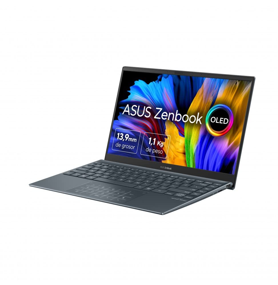 ASUS ASUS ZenBook 13 OLED UX325EA-KG705W - Portátil 13.3" Full HD (Core i7-1165G7, 16GB RAM, 512GB SSD, Iris Xe Graphics, Windows 11 Home) Gris Pino - Tec