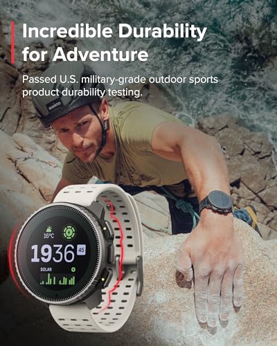 SUUNTO Vertical Reloj Deportivo - Smartwatch GPS, GPS de Doble Frecuencia, Mapas sin Conexión Gratuitos, Autonomía de hasta 50 Días, Carcasa Resistente Militarmente, Resistente al Agua hasta 100m