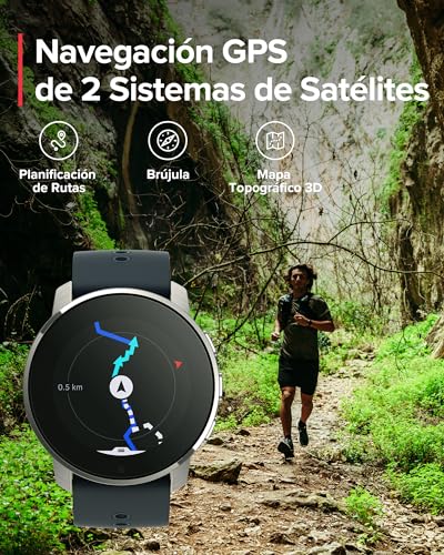 Suunto 9 Peak Reloj deportivo GPS con batería de muy larga duración y medición de frecuencia cardiaca en la muñeca