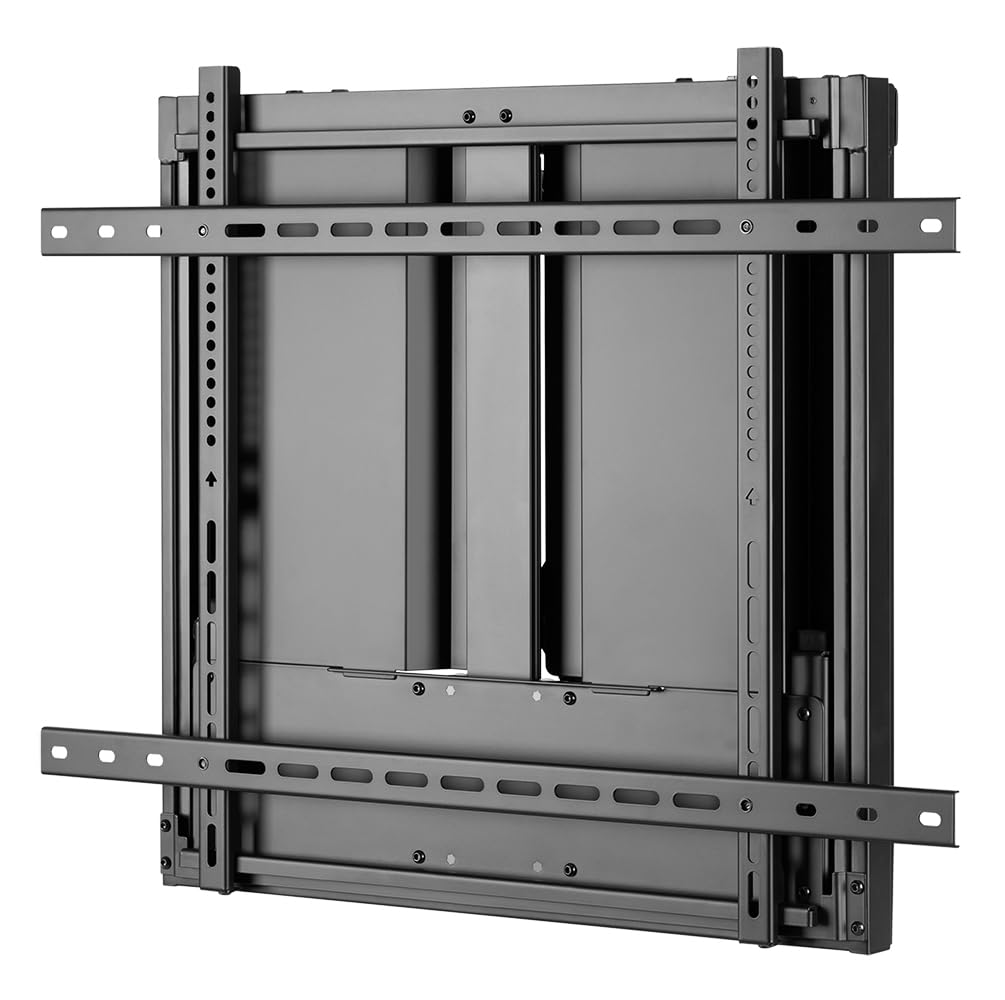 my wall HP34-1L - Soporte Interactivo para Pizarra Blanca y TV (para Pantallas de 50"-75", soporta hasta 60 kg, Ajuste de Altura sin Niveles, diseño Plano, con Sistema de muelles)