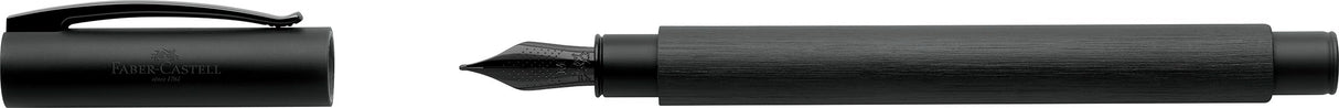 Faber-Castell 147150 - Pluma estilográfica Ambition - Negro - Tamaño M