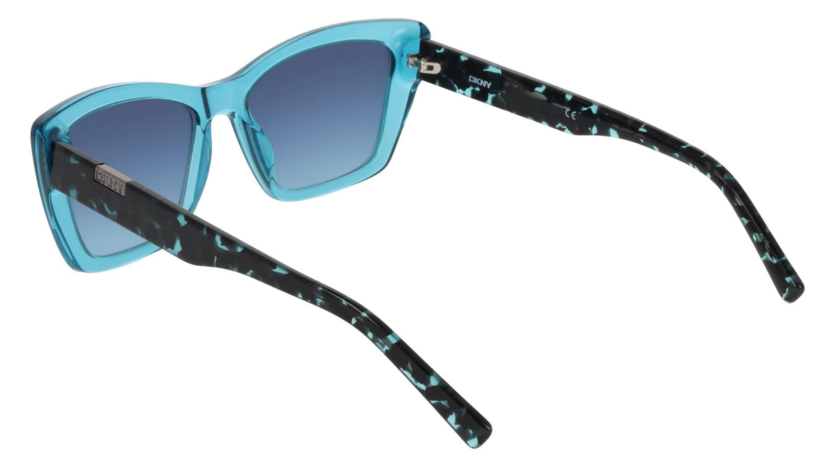 DKNY Dk554s Gafas de Sol, Crystal Turquoise, 54-140-17 Unisex Adulto