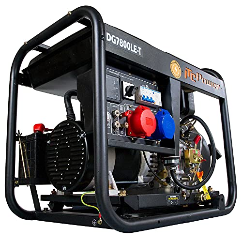 ITCPower IT-DG7800LET Generador Diesel (Full Power), negro