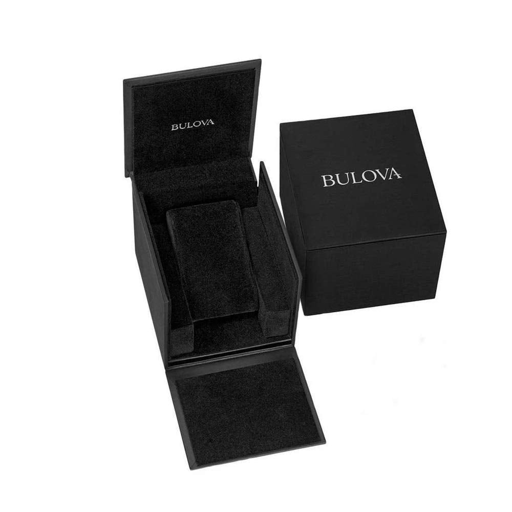 Bulova Reloj Analógico para Hombres de Cuarzo con Correa en Acero Inoxidable 96B272