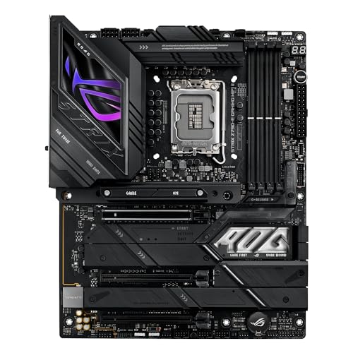 ASUS ROG Strix Z790-E Gaming WiFi II Intel Z790 Placa Base (LGA 1700 ATX, 18+1 etapas de Potencia, DDR5, 5 Ranuras M.2 con disipadores, PCIe 5.0, WiFi 7, USB 20Gbps y Aura Sync RGB)