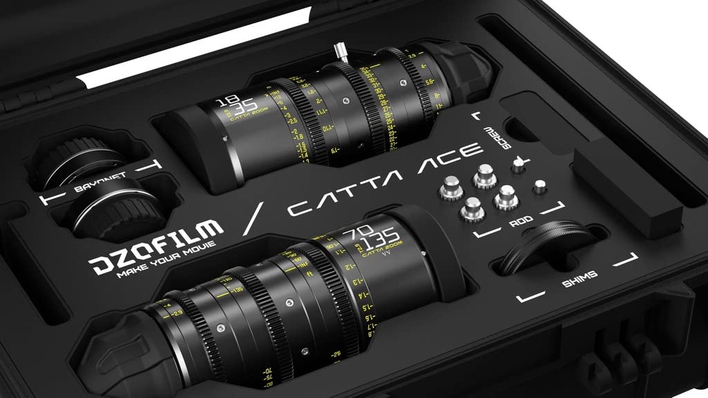 Catta Zoom - Kit de 2 Lentes (18-35/70-135 T2.9), Color Negro