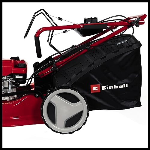 Einhell Cortacésped térmico GC-PM 51/3 S HW-E Li (2,7 kW, Motor 4 Tiempos, 1 Cilindro, Cable de Arranque en el Manillar, función de Arranque eléctrico, batería de Arranque sin Mantenimiento)