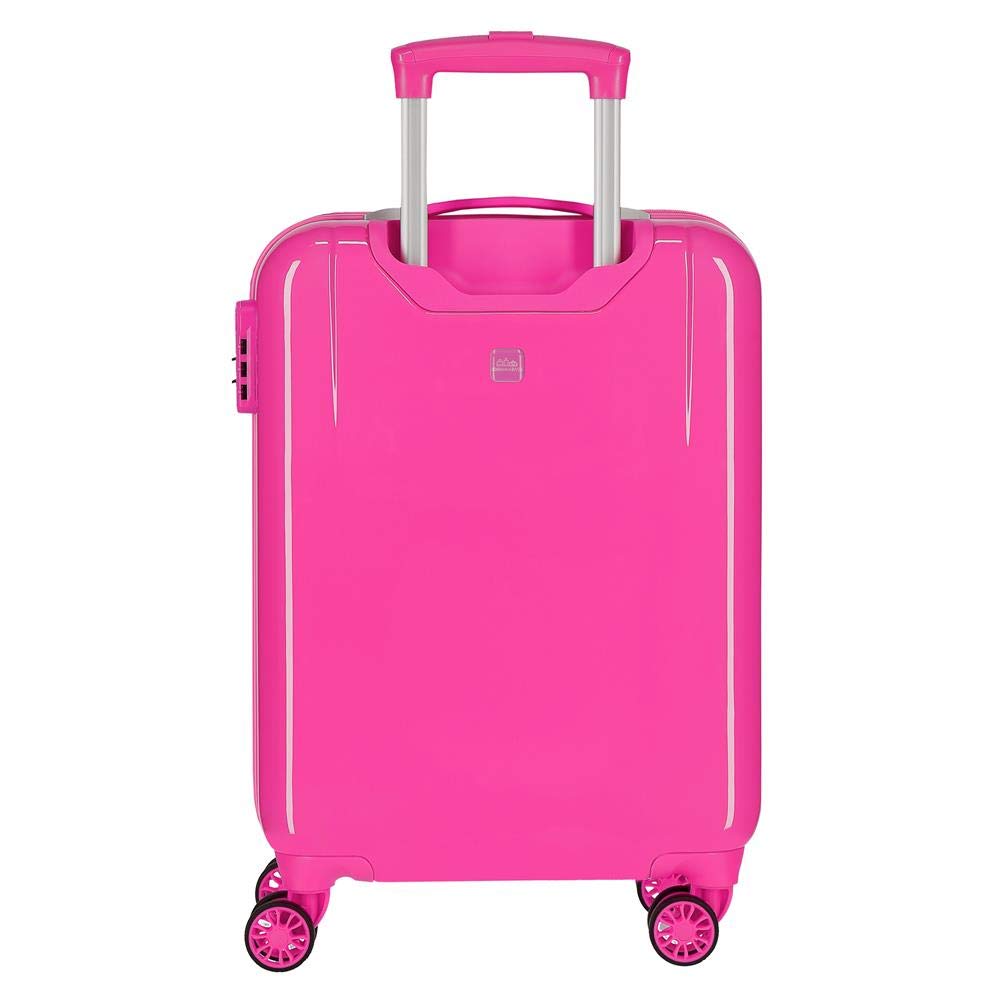 Disney Love Minnie Maleta de cabina Rosa 37x55x20 cms Rígida ABS Cierre combinación 32L 2,5Kgs 4 Ruedas Dobles Equipaje de Mano