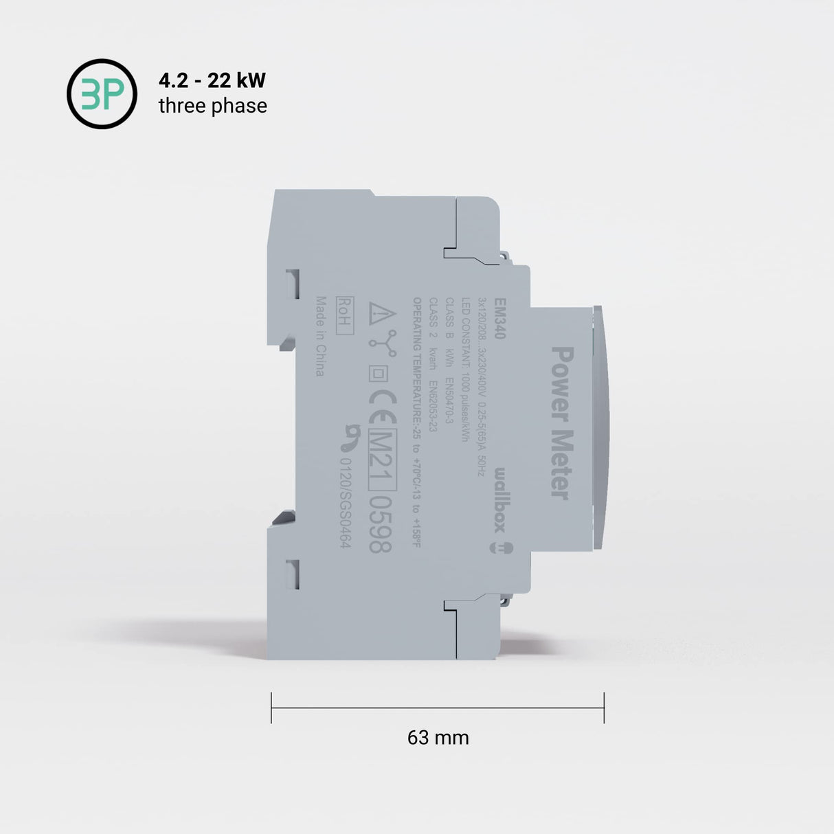 Power Meter, Carlo Gavazzi (Power Boost) (Trifase)