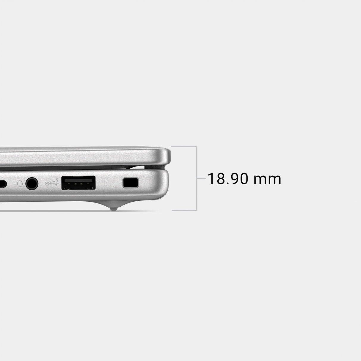 DELL 14 Portátil DC14250 14" 2K (1920x1200) Intel Core 5 120U, 16GB RAM DDR5, 512GB SSD, Gráficos Intel, Windows 11 Home, Teclado retroiluminado QWERTY Español, Lector Huellas - Plata