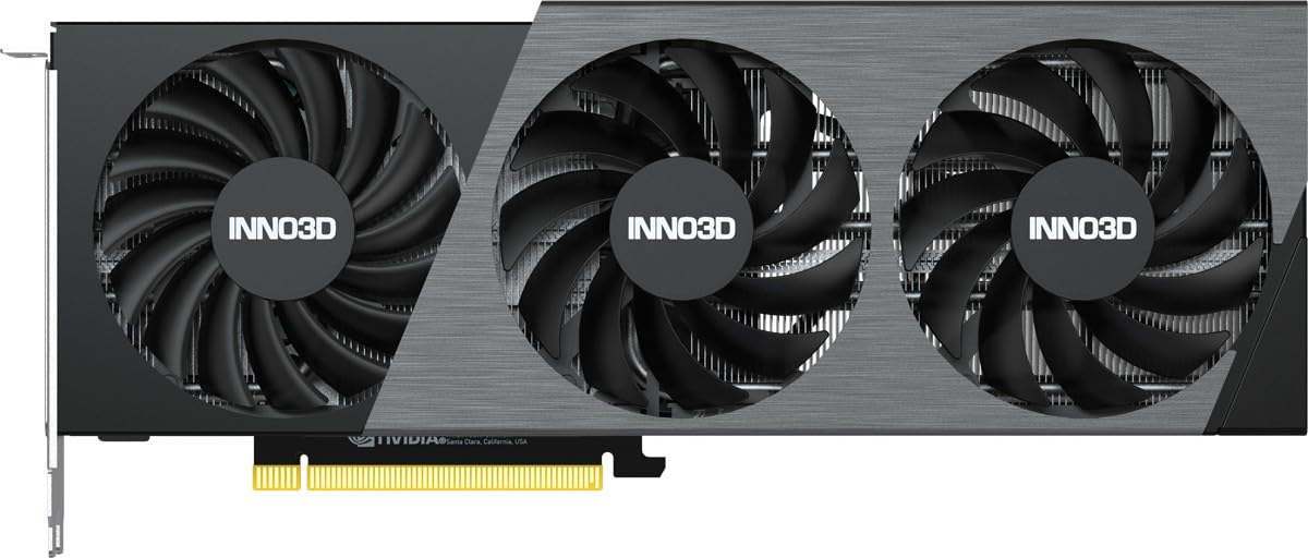 Inno3D GeForce RTX 4070 Super X3 OC - 12GB GDDR6X, 1x HDMI, 3X DP