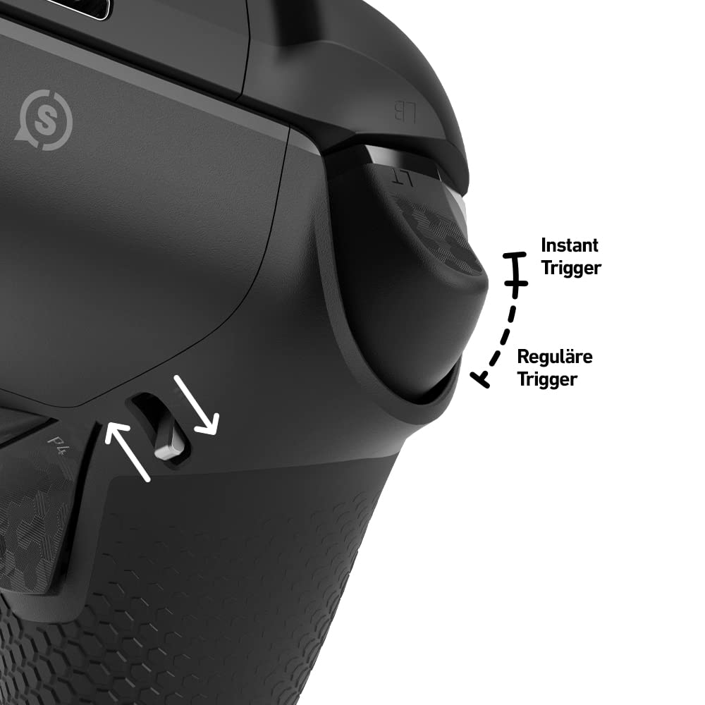 Scuf Instinct Pro Mando Inalámbrico de Rendimiento Personalizable en Negro para Xbox Series X|S, Xbox One, PC y dispositivos móviles