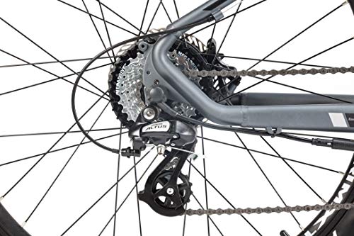 Moma Bikes Bicicleta Electrica, EMTB-27.5", Suspension Delantera, Shimano 24v, Frenos de Disco Hidraulicos, Bateria Integrada y extraíble Litio 48V 13Ah (Varias Tallas)