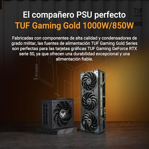 ASUS TUF Gaming GeForce RTX 5070 12GB GDDR7 - Tarjeta gráfica Gaming (PCIe 5.0, HDMI/DP 2.1, 3.125 Ranuras, componentes de Grado Militar, Revestimiento PCB, Ventiladores axial-Tech)