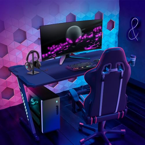 Alienware Aurora R16 Ordenador de sobremesa Gaming, Procesador Intel Core i7-14700F, NVIDIA GeForce RTX 4060Ti 8GB, RAM 16GB, SSD 1TB, Windows 11 Home, Teclado AZERTY Francés Negro