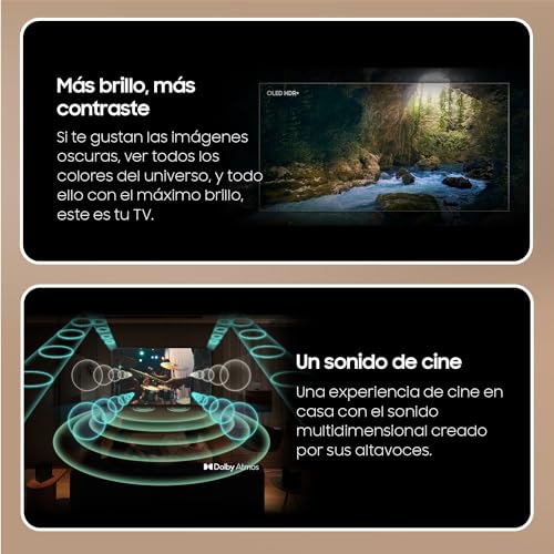 SAMSUNG TV OLED 4K 2024 48S93D Smart TV de 48" con más Brillo y Contraste, un Sonido de Cine, el Mejor Smart TV y GANA Todas Las partidas con Motion Xcelerator 144Hz