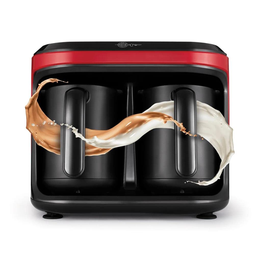 Karaca Hatır Hüps Duet Cafetera turca Rojo 1400 W Cafetera turca Simple Cafetera tradicional