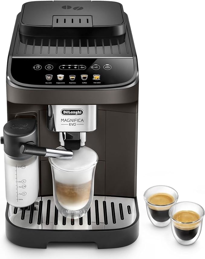De'Longhi ECAM 293.61.BW Cafetera, Negro, Plata, 53 x 51 x 30 cm