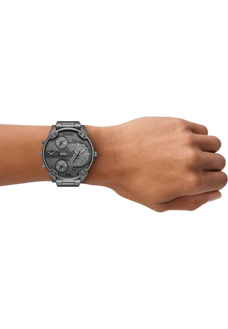 Diesel Reloj Analógico para Hombres de Cuarzo con Correa en Acero Inoxidable DZ7487