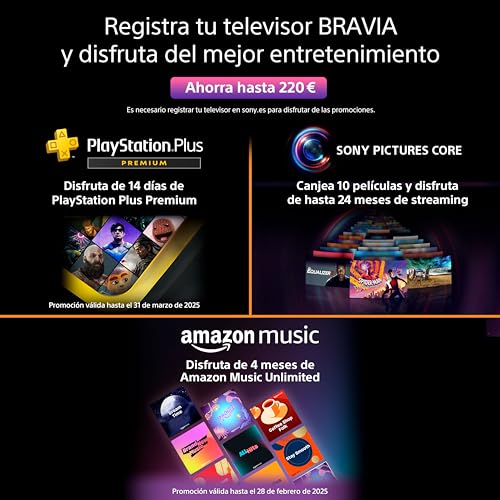 Sony BRAVIA XR-55A80L, 55 Pulgadas, TV OLED con 4K HDR, Smart Google TV, Eco Pack, Bravia Core, Óptimo para PlayStation5, Diseño Integral