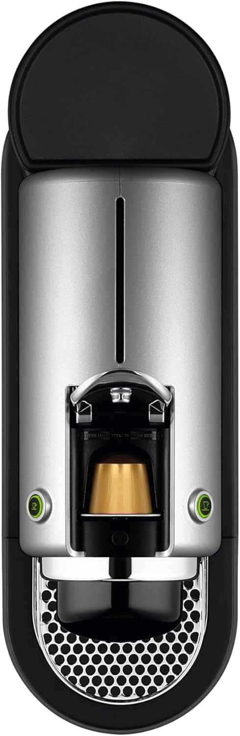 Krups Nespresso Citiz - cafetera de cápsulas monodosis, con 19 bares de presión, thermoblock, función automática con botones retroiluminados, color Plata, modo Eco, Incluye kit bienvenida