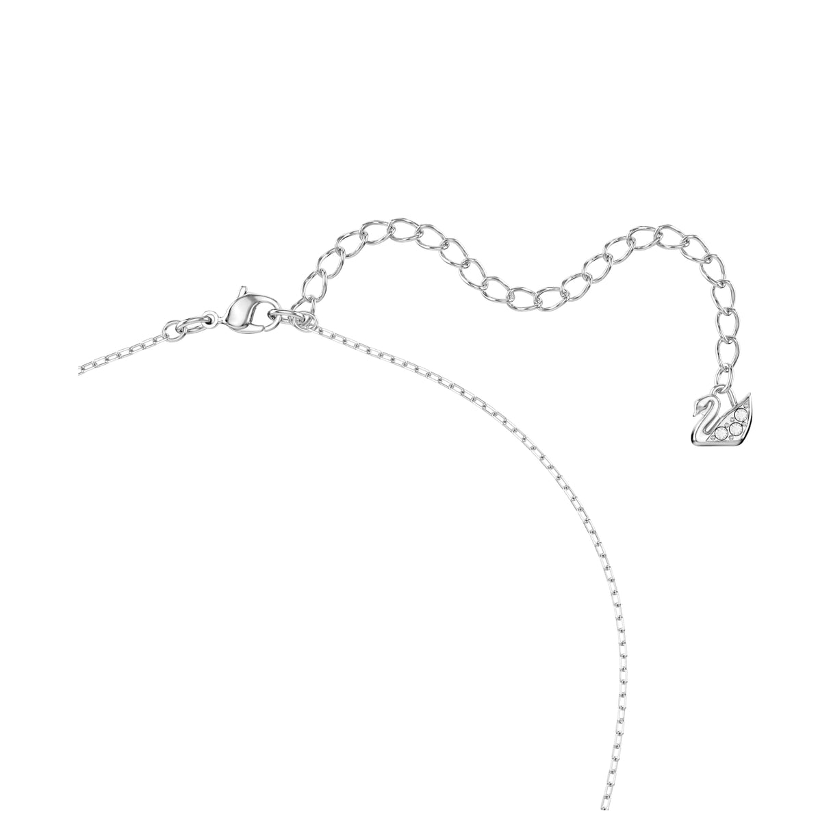 Swarovski Conjunto Lifelong Bow, Lazo, Azul, Baño de rodio