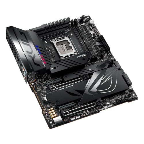 ASUS ROG Maximus Z790 Apex Encore Intel Z790 Placa Base (LGA 1700 ATX, 24+0+2 etapas de Potencia, DDR5, Kit de Ventilador de Memoria ROG, Ranura M.2 PCIe 5.0 integrada, Intel Wi-Fi 7)
