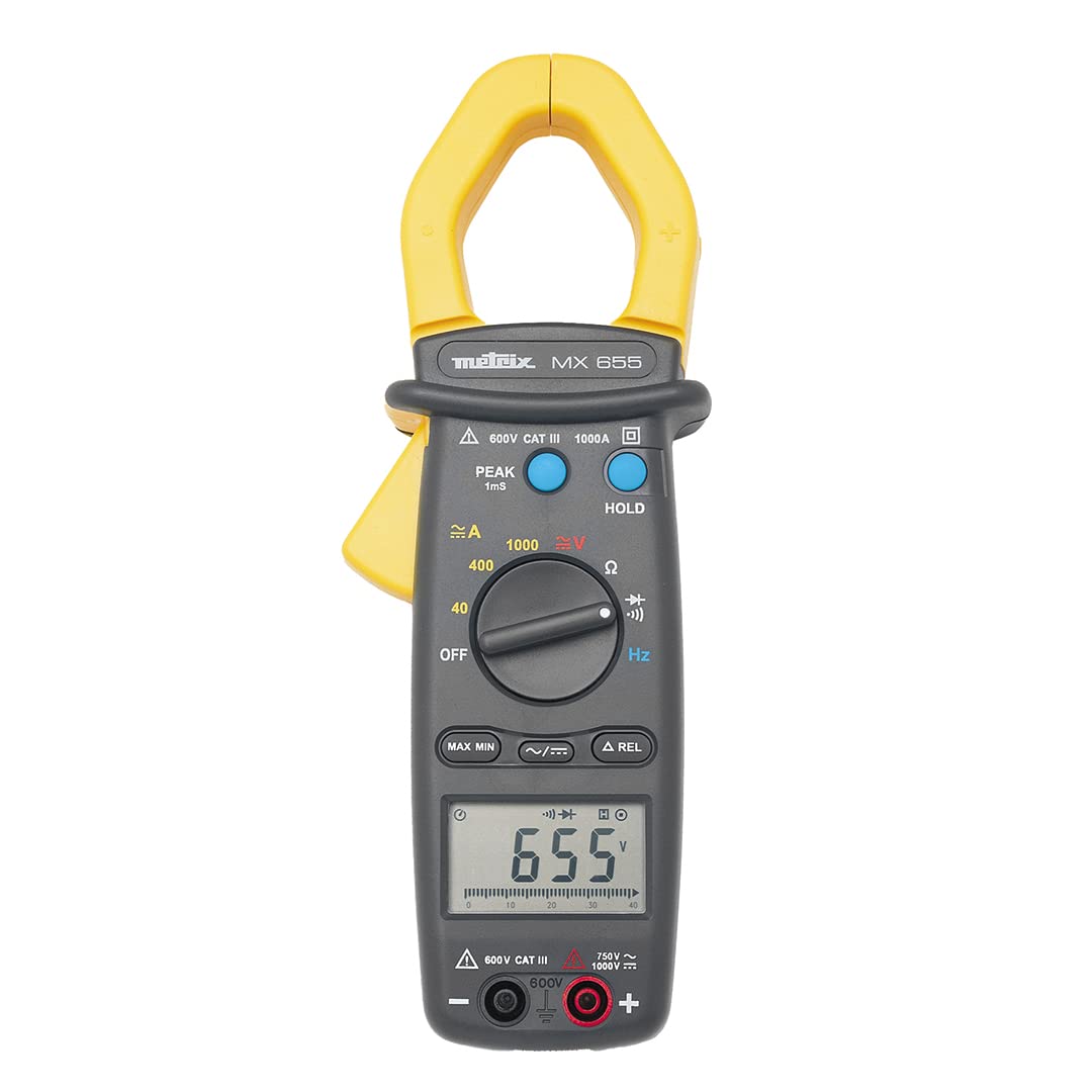 Metrix MX0655-Z MX 655 - Alicates de medición múltiple (incluye bolsa de transporte)